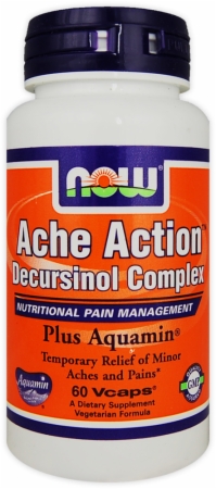 NOW Ache Action Decursinol Complex - 60 Vcaps