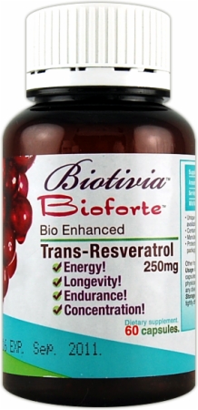 Biotivia Bioforte Resveratrol - 60 Capsules