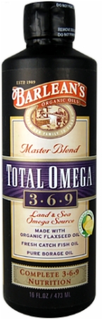 Barlean's Total Omega Liquid - 16 Fl. Oz. - Lemonade