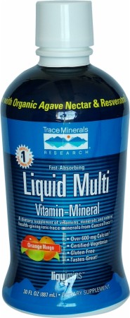 Trace Minerals Liquid Multi Vita-Mineral - 32 Fl. Oz. - Strawberry Raspberry