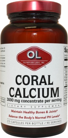 Olympian Labs Coral Calcium - 270 Capsules Olympian Labs Coral Calcium - 270 Capsules