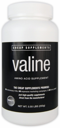 Cheap Supplements Valine - 250 Grams