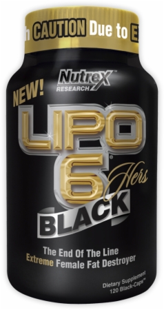 Nutrex Lipo 6 Black Hers - 120 Black-Caps