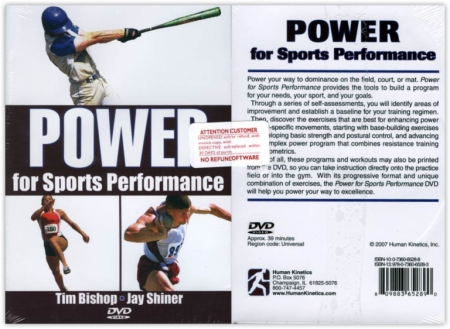 Human Kinetics Power For Sports Performance DVD