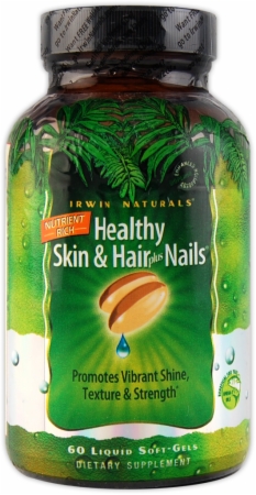 Irwin Naturals Healthy Skin Hair Plus Nails - 60 Liquid Softgels Irwin Naturals Healthy Skin Hair Plus Nails - 60 Liquid Softgels