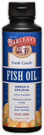 Barlean's Fresh Catch Fish Oil Liquid - 8 Fl. Oz. - Orange