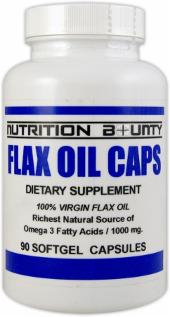 Nutrition Bounty Flax Oil Caps - 90 Softgels
