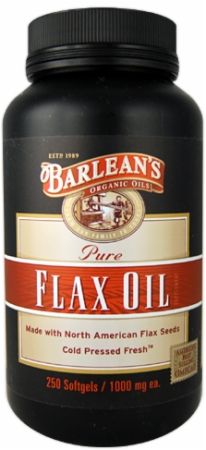 Barlean's Pure Flax Oil Softgels - 250 Softgels