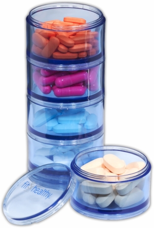 VitaMinder Fit Healthy Pill Case Stacker VitaMinder Fit Healthy Pill Case Stacker