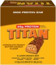 Premier Nutrition Titan Bars - 12 - 80g Bars - Brownie Nut