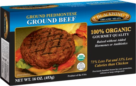 Blackwing Organic Beef Ground Package - 10 Lbs. Blackwing Organic Beef Ground Package - 10 Lbs.