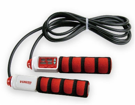 Grizzly LCD Digital Jump Rope - 10 Feet