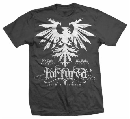Tortured Clothing Company Rising Phoenix Tee - Charcoal - Large
