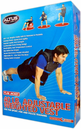 Altus Adjustable 40 Lb. Conditioning Vest Altus Adjustable 40 Lb. Conditioning Vest