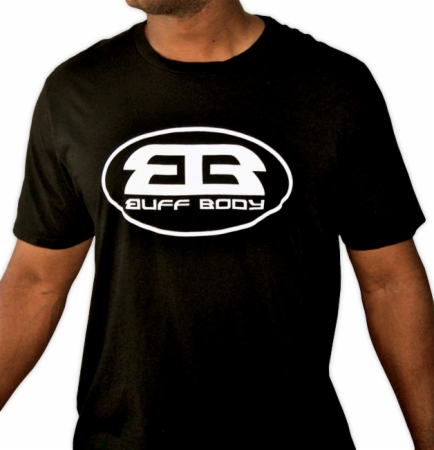 Buff Body Logo Tee - Black - Large Buff Body