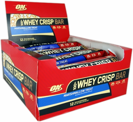 Image for Optimum Nutrition - 100% Whey Crisp Bars