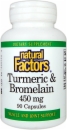 Natural Factors Turmeric & Bromelain