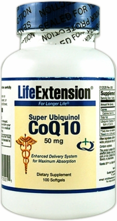 Life Extension Super Ubiquinol CoQ10 With Enhanced Mitochondrial Support - 100 Softgels