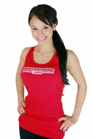 Bodybuilding.com Clothing Rib Boy Beater Tank – White – Small