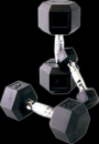 Rubber Hex Dumbbell Set Rubber Hex Dumbbell Set
