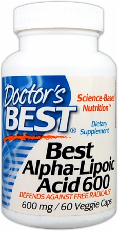 Doctor's Best Best Alpha-Lipoic Acid 600 - 60 Veggie Caps Doctor's Best Best Alpha-Lipoic Acid 600 - 60 Veggie Caps
