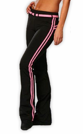 Otomix Women's Racy Sport Pant - Black/White - Small