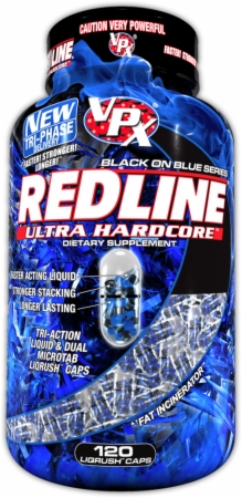 VPX RedLine Ultra Hardcore, 3 Liqrush Caps - Sample Pack