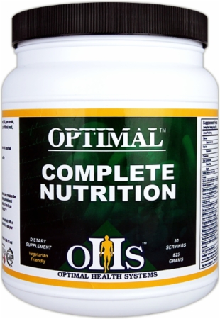 Optimal Health Systems Optimal Complete Nutrition
