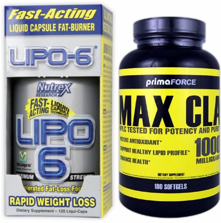 Combos Nutrex Lipo 6/PrimaForce Max CLA Stack