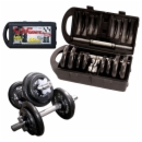 Cap Barbell 40 Lb Adjustable Dumbbell Set With Case