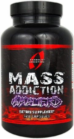 Anabolic Addiction Mass Addiction Amplified, 120 Capsules