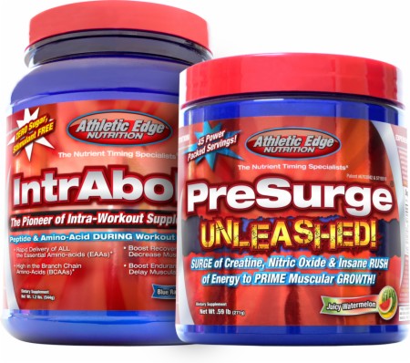 Image for Athletic Edge Nutrition - IntrAbolic / PreSurge Unleashed Stack