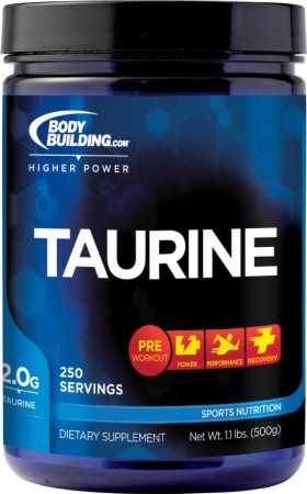 Bodybuilding.com Supplements Taurine - 500 Grams - Unflavored