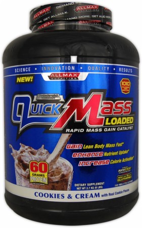 AllMax Nutrition QuickMass Loaded - 10 Lbs. - Strawberry Banana