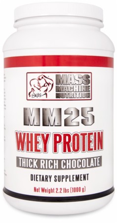 Mass Machine Nutrition MM25 Whey Protein - 2.2 Lbs. - Thick Rich Chocolate