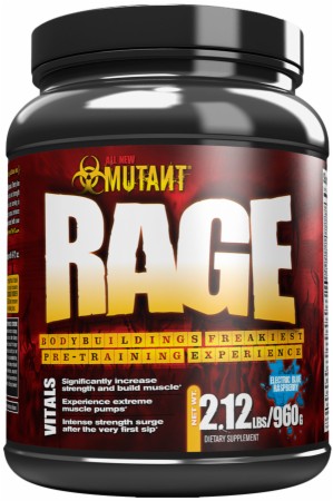 MUTANT RAGE - 960 Grams - Electric Blue Raspberry MUTANT RAGE - 960 Grams - Electric Blue Raspberry