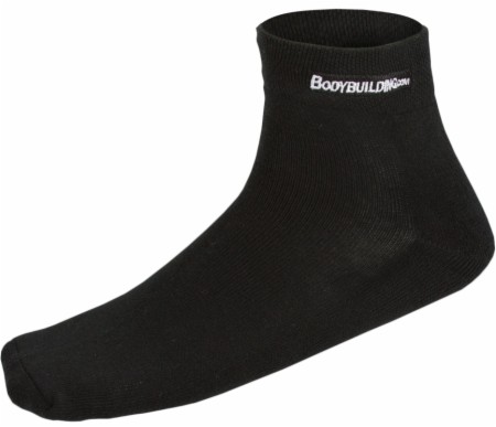 Bodybuilding.com Clothing Men's Sport Socks - Men's 10-13 - White
