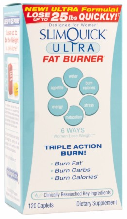SlimQuick SlimQuick Ultra Fat Burner - 120 Caplets SlimQuick SlimQuick Ultra Fat Burner - 120 Caplets