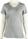 Under Armour Women's Charged Cotton Plunge V-Neck T-Shirt