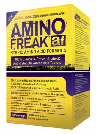 PharmaFreak AMINO FREAK - 192 Grams - Blue Raspberry
