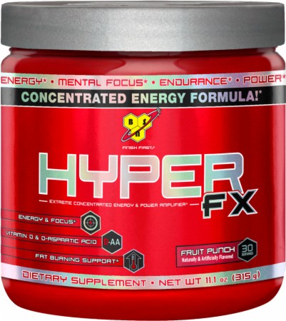 BSN Hyper FX - 30 Servings - Fruit Punch