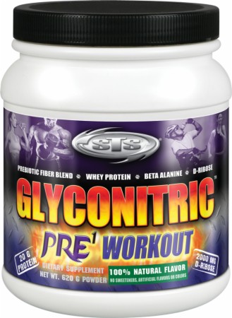 STS GlycoNitric Pre-Workout - 620 Grams - 100% Natural Flavor