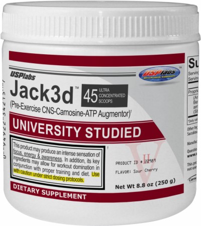 USPlabs Jack3d - 250 Grams - Tropical Fruit Punch