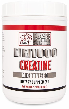 Mass Machine Nutrition MM1000 Creatine - 1000 Grams - Nuwave Fitness